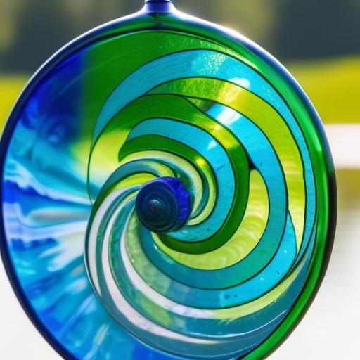 Glass Wind Spinner